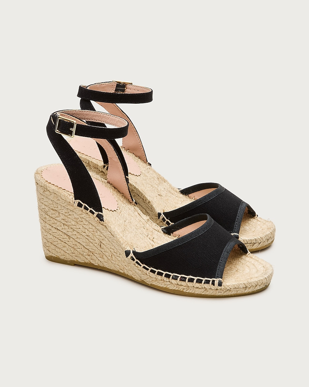 Made-in-Spain espadrille wedges with piping | J. Crew US
