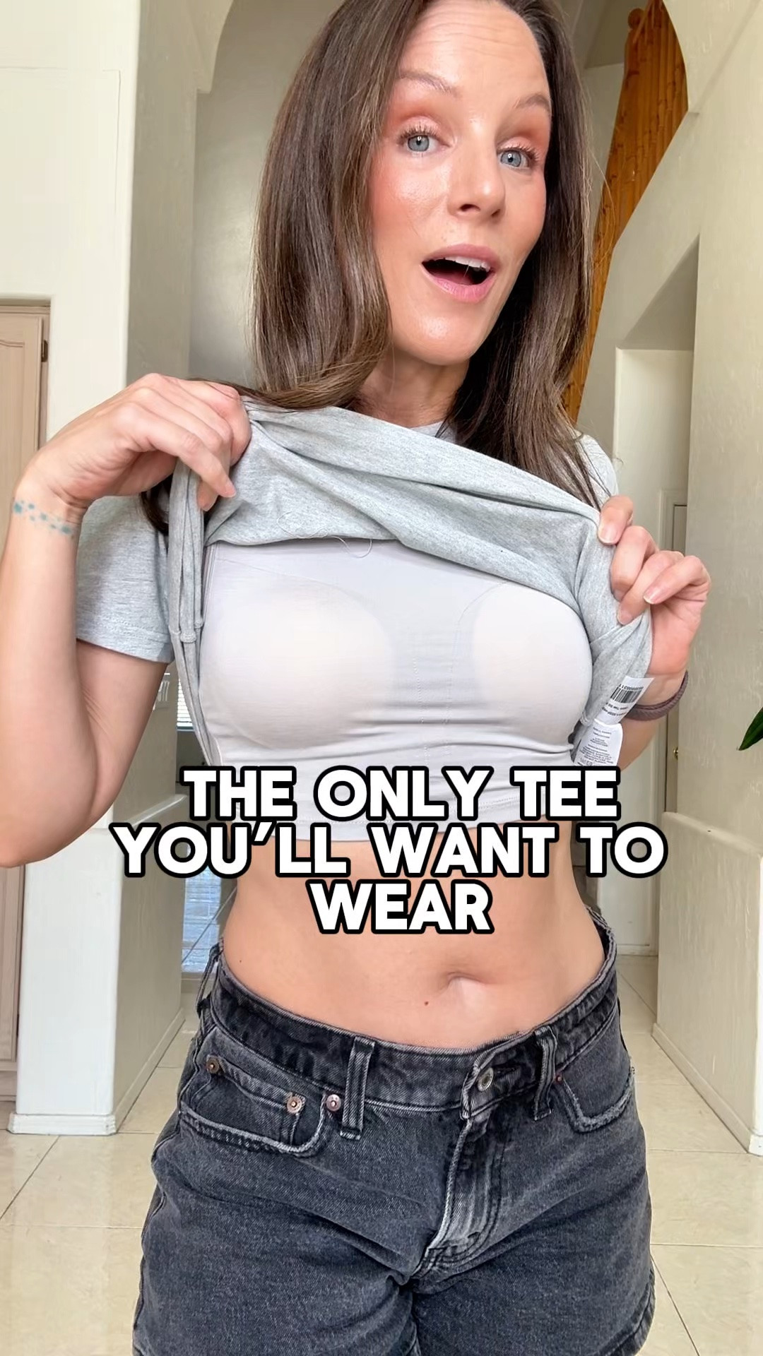 My favorite braless tee — breathable cotton with built-in support that keeps everything in place without wires or straps, the pads don’t dent or twist, and it’s so comfortable I want it in every color. A full-length everyday tee that feels amazing on and simplifies getting dressed.

#LTKdayinmylife #LTKgrwm