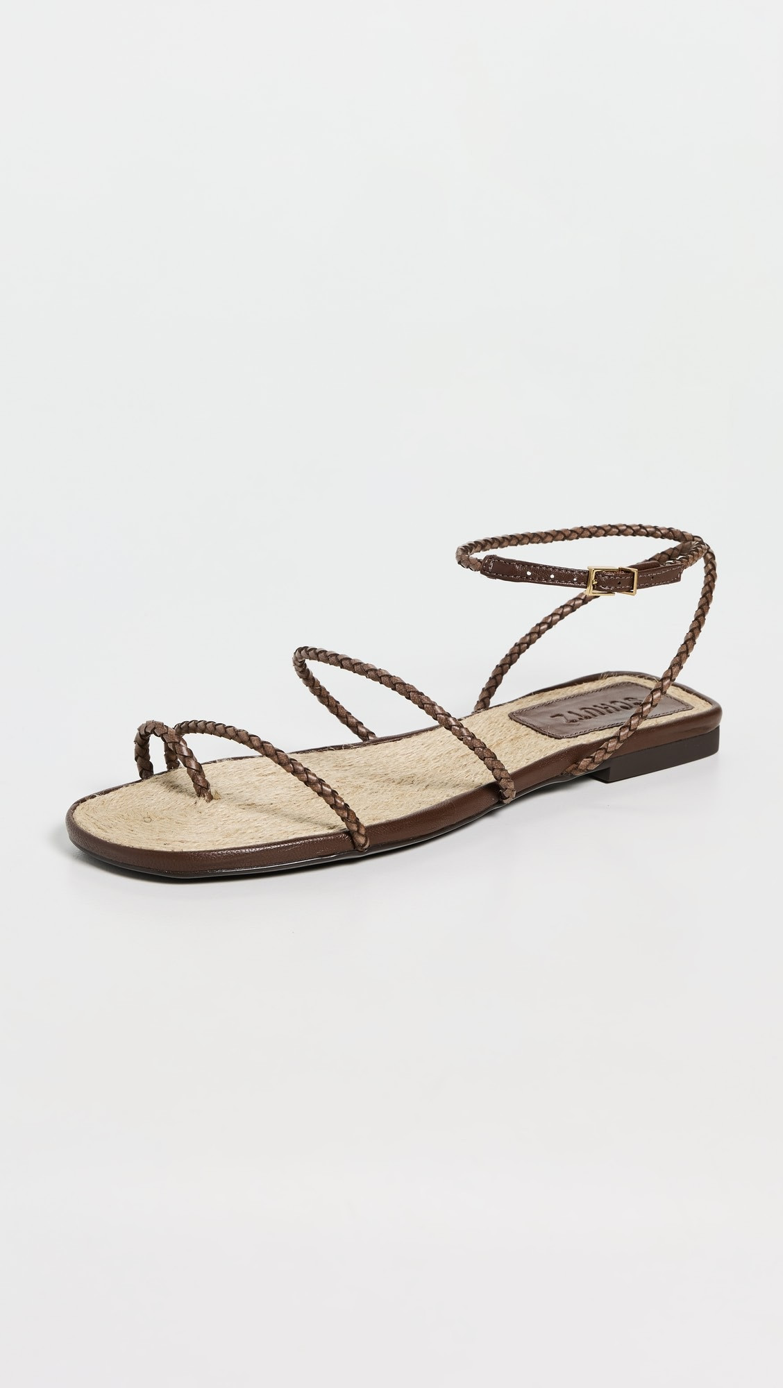 Kaya Straw Flat Sandals | Shopbop