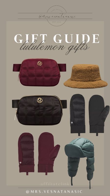 Lululemon gift ideas! Loving this new belt bag! Perfect gift for the Holidays!

Gift guide for her, gift ideas, gifts, gift guide, Lululemon, belt bag, hat, mittens, Christmas, Holiday gifts, 

#LTKfindsunder100 #LTKitbag #LTKGiftGuide