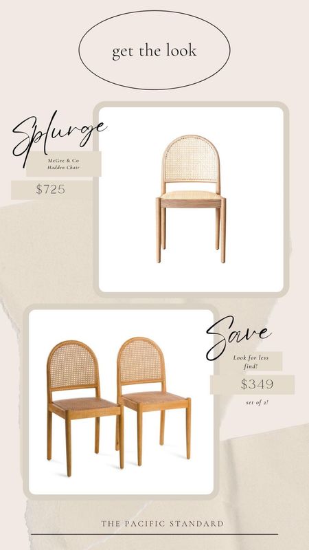 Daily Find #257 | McGee & Co Arched Hadden Dining Chair #LookforLess find includes 2 chairs for the listed price ($349)  #diningchairs #mcgeeandco #mcgeeforless #tpsfindsit 

#LTKsalealert #LTKFind #LTKhome