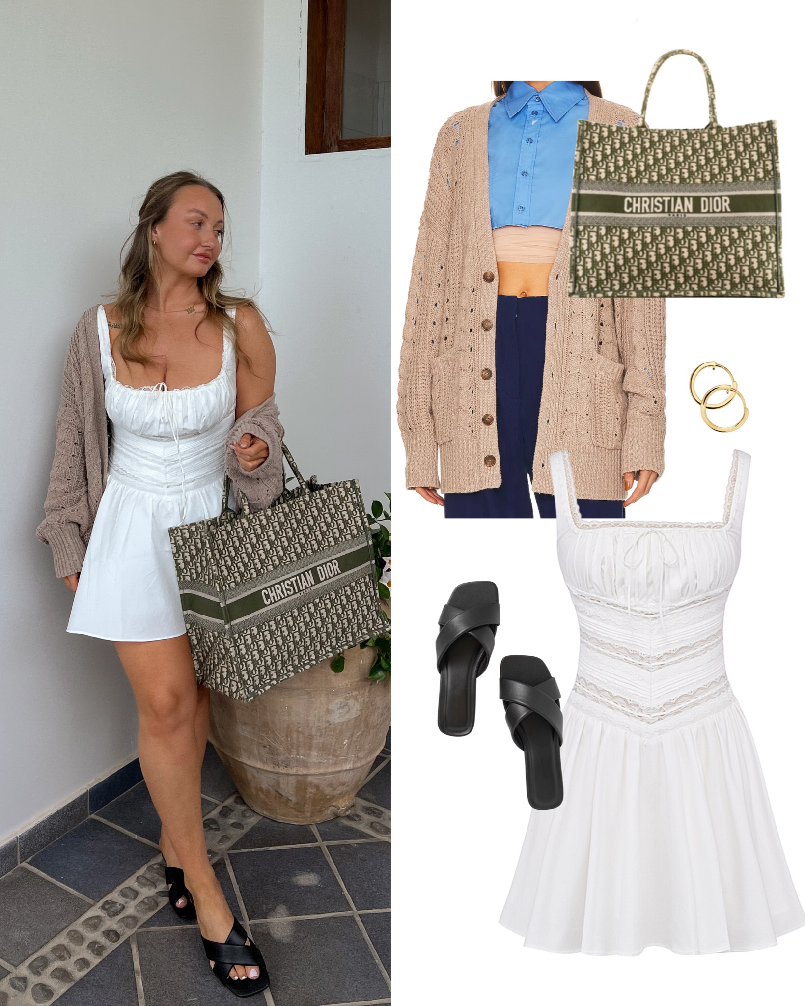 House of CB dress - L
neutral cardigan - L

Dior book tote, feminine style, Italy outfit

#LTKFind #LTKSeasonal #LTKcurves