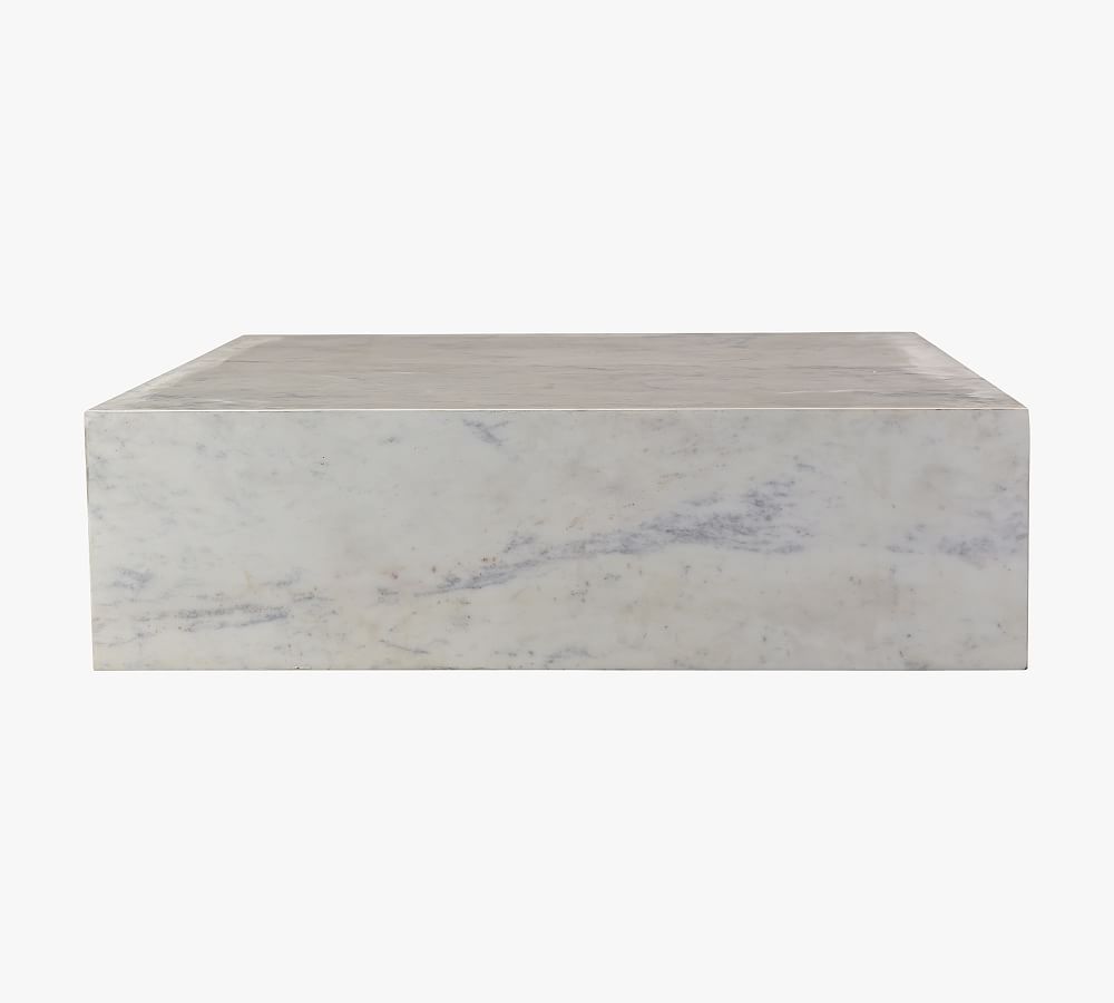 Villa Square Marble Coffee Table | Pottery Barn (US)