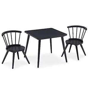 Delta Children Windsor Kids Wood Table Chair Set (2 Chairs Included) - Ideal for Arts & Crafts, S... | Amazon (US)
