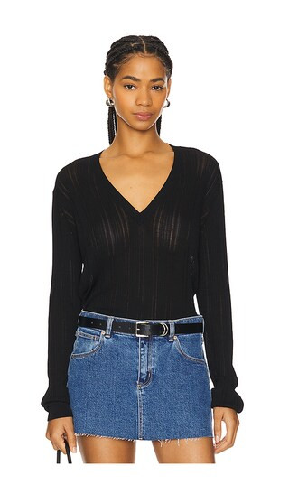 Arabella Sweater in Black | Revolve Clothing (Global)