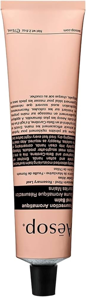 Aesop Resurrection Aromatique Travel Size Hand Balm | Lotion with Sweet Almond and Macadamia Nut ... | Amazon (US)
