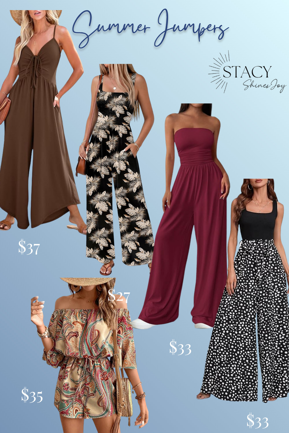 If you know me, you know I love a jumper. These looks take your basic jumper and add a little more flare. Great for a brunch outfit or for a summer party.  All for under $40!

#summerpartyoutfit #datenightoutfit #summerjumper #affordablejumper #under50 

 #LTKootd #LTKOver40 #LTKMidsize