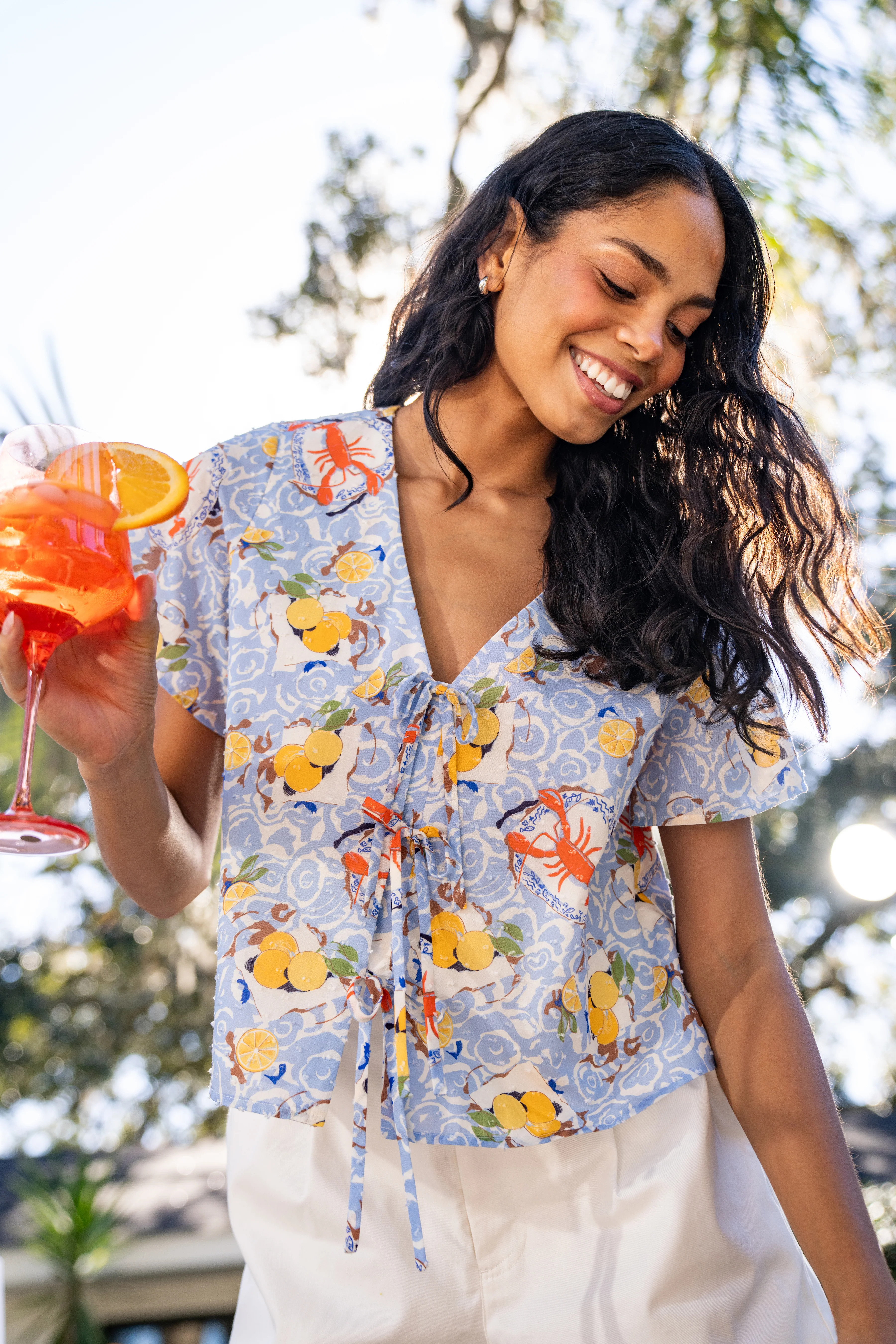 Fallon Top in Summer Table | CROSBY by Mollie Burch | CROSBY by Mollie Burch