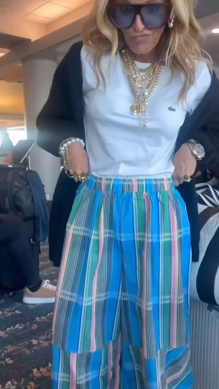 Security cleared… and so did the outfit ⭐️ Are airport fits for comfort, fashion, or both? What are your thoughts.. 

 #LTKStyleTip #LTKTravel