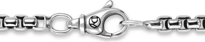 Men's Box Chain Necklace in Silver, 3.6mm | Nordstrom