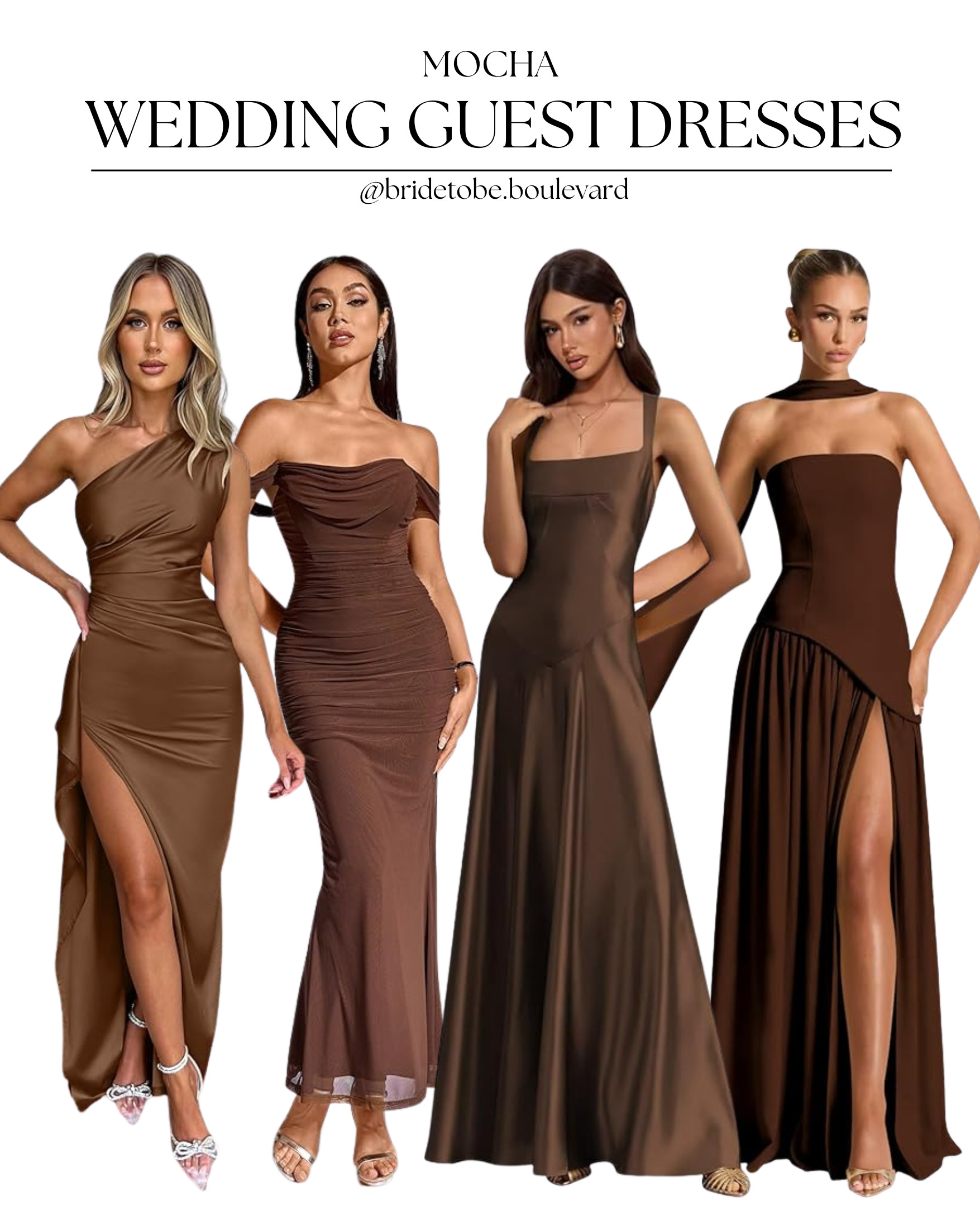 Mocha Moment: Brown Wedding Guest Dresses You’ll Love 🤎

Earthy, elevated, and totally trending — mocha and rich brown tones are the it girl shade for fall weddings. These dresses are perfect for vineyard venues, cozy indoor celebrations, or rustic outdoor affairs.

🍂 Warm, flattering neutrals
💃 Includes satin and draped silhouettes
Tap to shop the best browns before they’re gone! 

 #LTKParties #LTKWedding #LTKautumn
