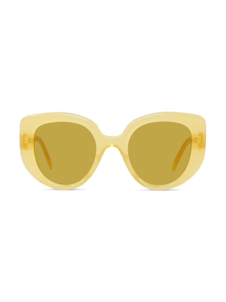 Curvy 49MM Butterfly Sunglasses | Saks Fifth Avenue