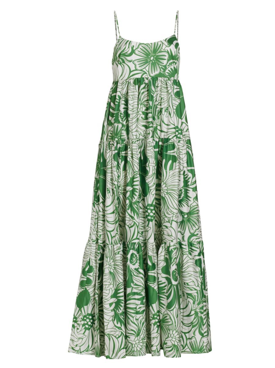 Merle Floral Tiered Maxi Dress | Saks Fifth Avenue