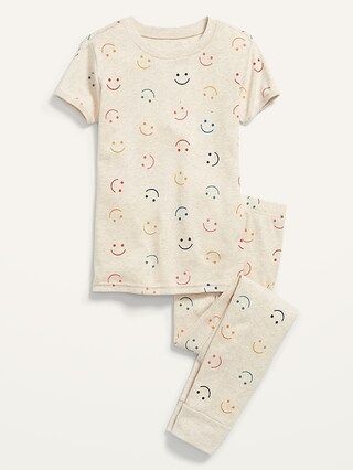 Gender-Neutral Graphic Snug-Fit Pajama Set For Kids | Old Navy (US)