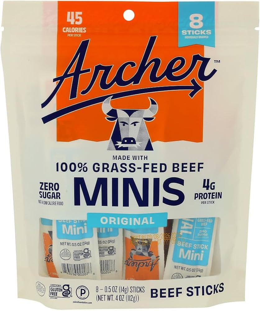 ARCHER Original Mini Beef Sticks, 4 OZ | Amazon (US)