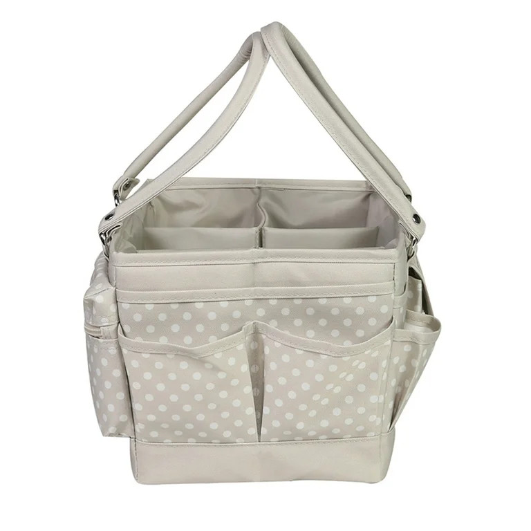 Everything Mary Craft Bag Organizer Tote, Tan Dot | Walmart (US)