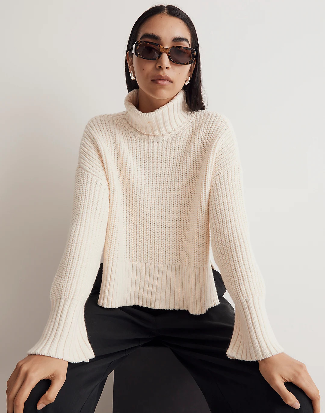 Wide Rib Turtleneck Sweater | Madewell