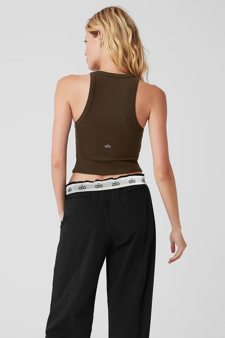 Goddess Ribbed Go-To Tank | Alo Yoga (US)