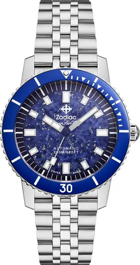 Zodiac Compression Diver II Automatic Bracelet Watch, 40mm | Nordstrom | Nordstrom