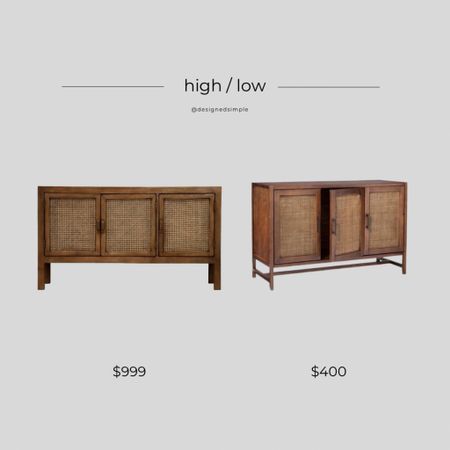 High low, get the look, cabinet dupe, tv cabinet, buffet, sideboard, console table, wood cabinet 

#LTKhome