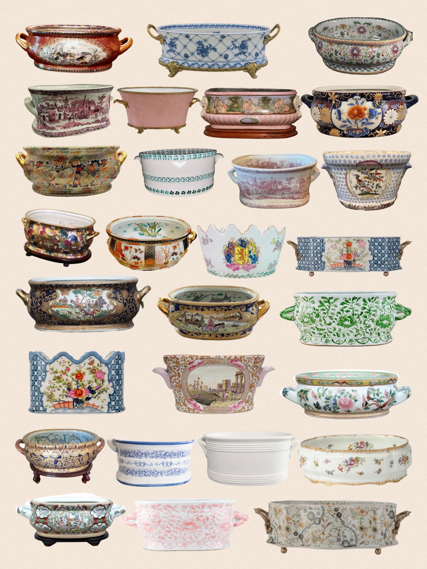 My beloved chinoiserie footbath planters 💙🤍 You know these are forever favorites of mine! I’ve just added many new finds to my LTK Shop, including beautiful vintage and antique treasures along with new options at a variety of price points.

Many of the vintage pieces are one of a kind, and they tend to be swooped up quickly—so if you see one you love, don’t wait! And no worries if you miss one…I’m always on the hunt for more fabulous footbath planters to add to the collection.

Perfect filled with orchids, hydrangeas, topiaries—or simply beautiful all on their own. Peruse all of my newly acquired finds! 💙🤍

#chinoiserie #vintage #homeandgarden #footbath #etsy #flowervase

#LTKHome #LTKSaleAlert