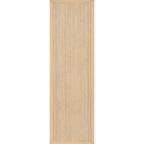 Mayfair Bamboo Slat/Seagrass Beige Area Rug | Wayfair North America