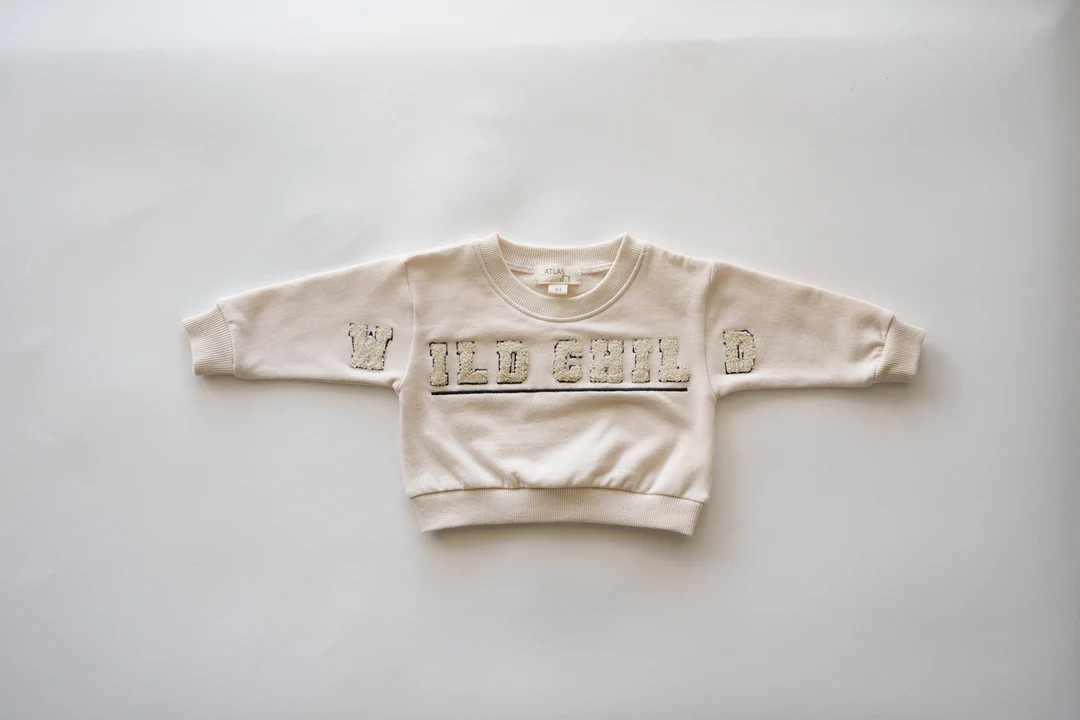 Wild Child Crewneck | Atlas Grey