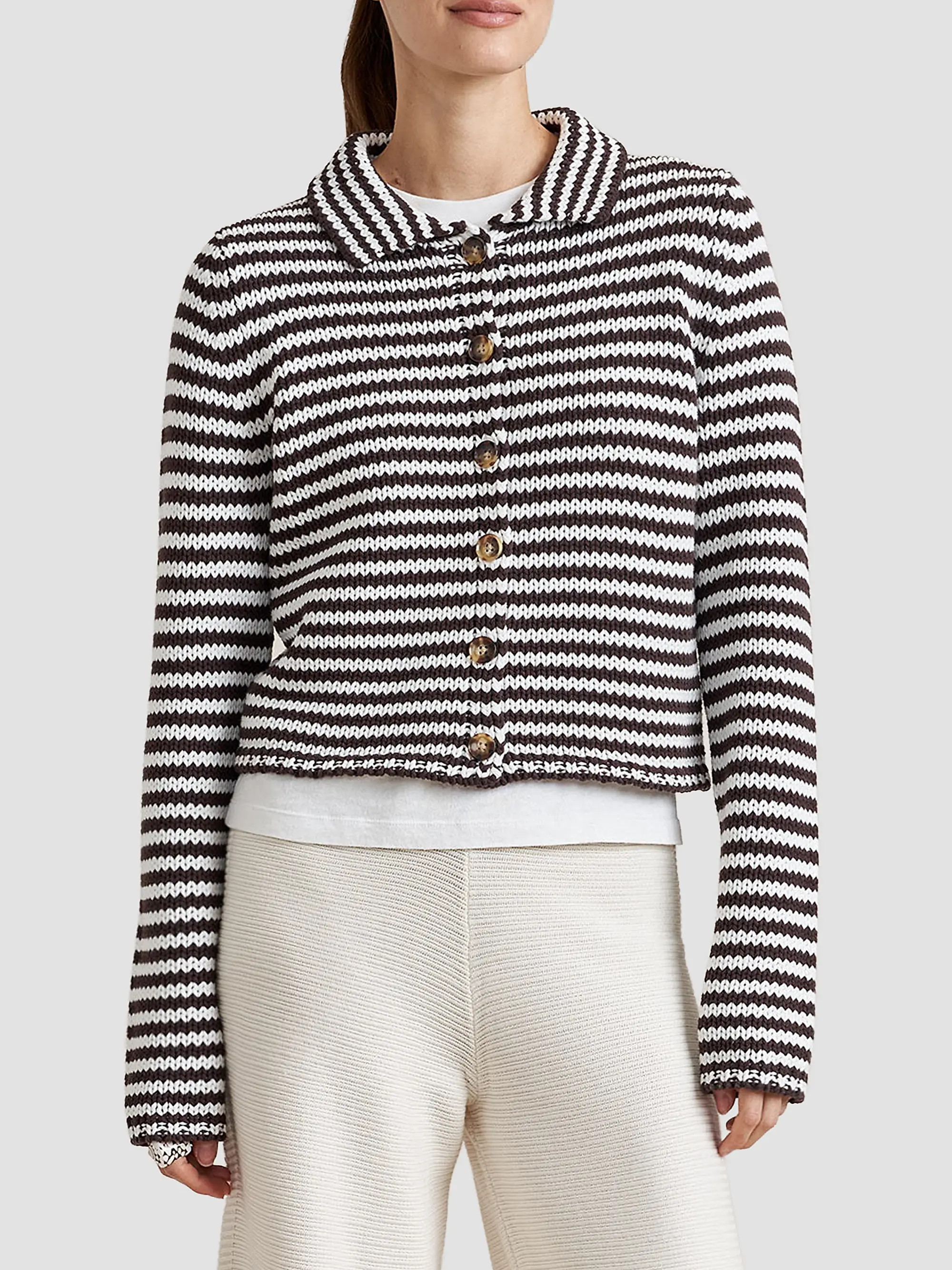 Stripe Cardigan | Saks Fifth Avenue