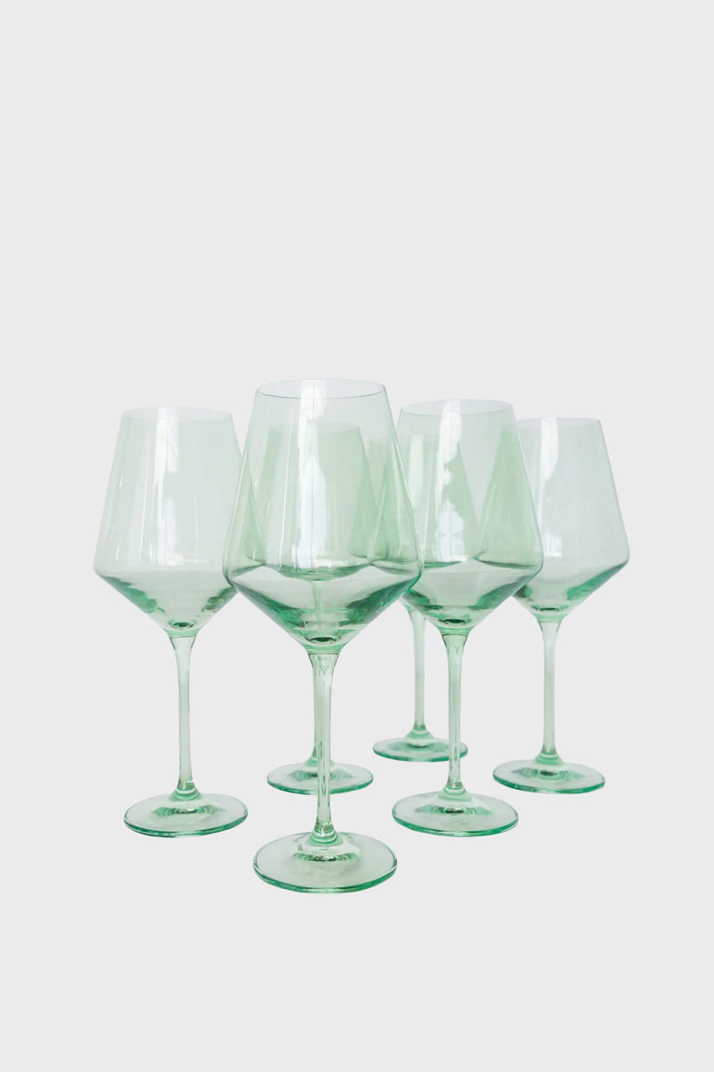 Mint Stemmed Glasses Set of 6 | Tuckernuck (US)