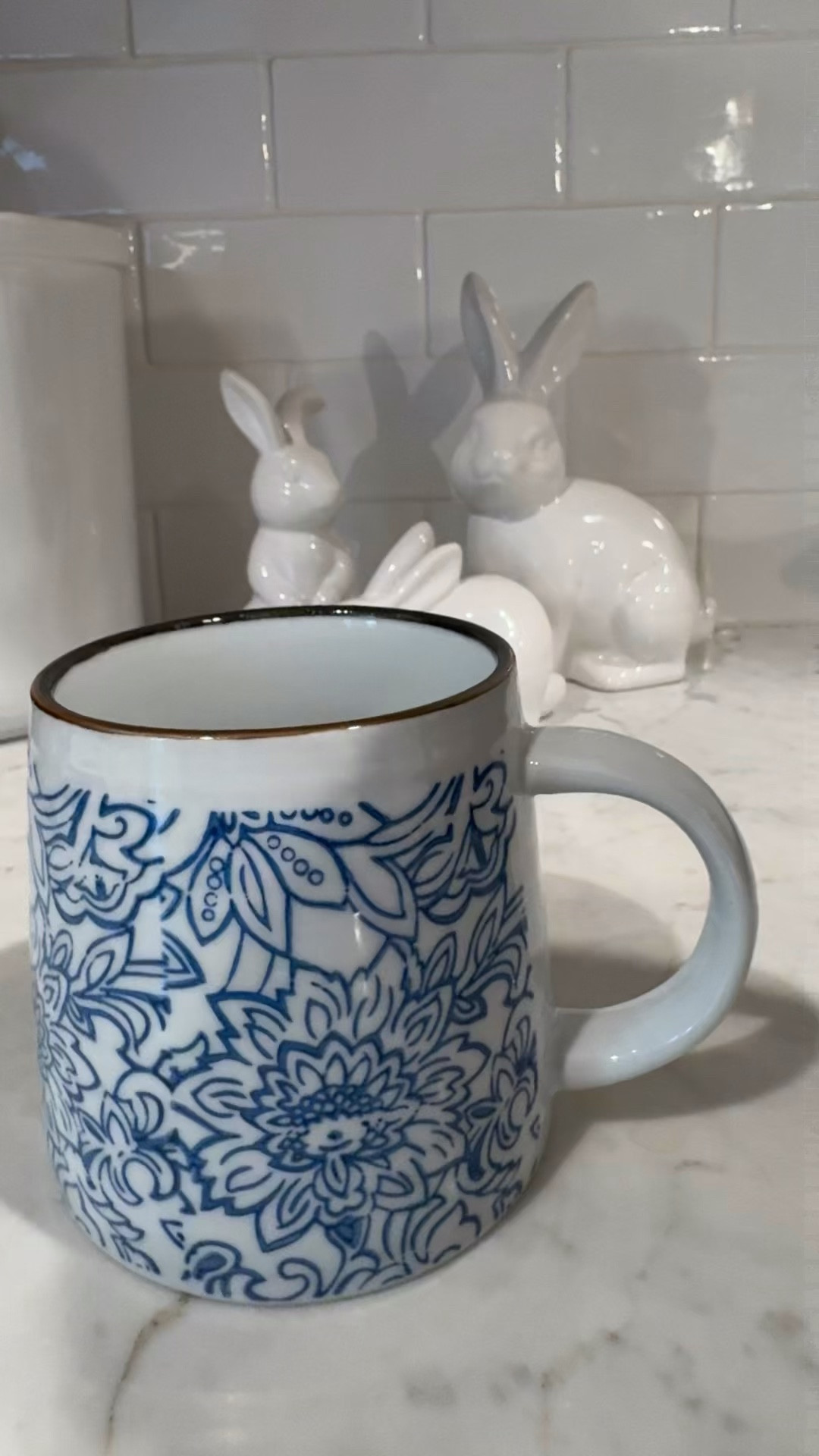 Good Morning 

Amazon Creative Coop Blue and White Coffee Mug, Bkue and White Decor, Blue and White Kitchen 

#LTKmorningroutine #LTKdayinmylife #LTKHome