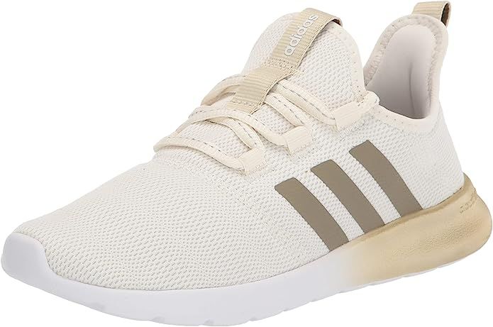 Amazon.com | adidas Women's Cloudfoam Pure 2.0 Running Shoe, Off White/Orbit Green/Sandy Beige Me... | Amazon (US)