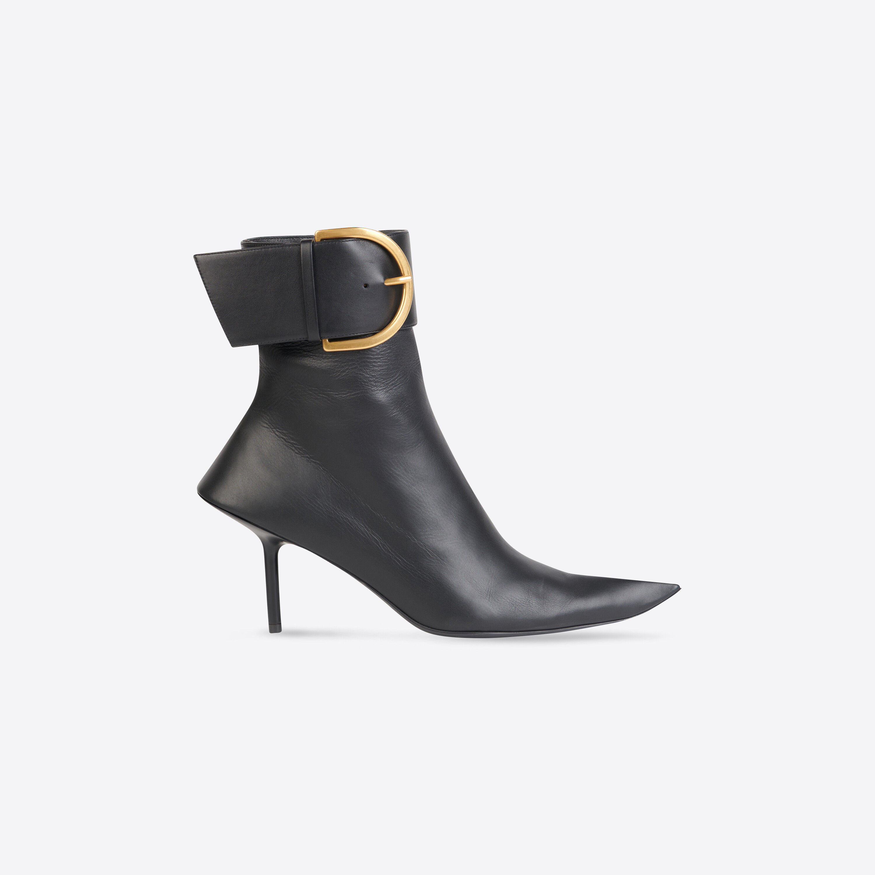 Balenciaga Essex 80mm Bootie Black - Woman - 11 - Calfskin | Balenciaga