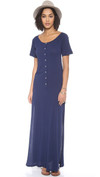 Click for more info about Deep Henley Maxi Dress