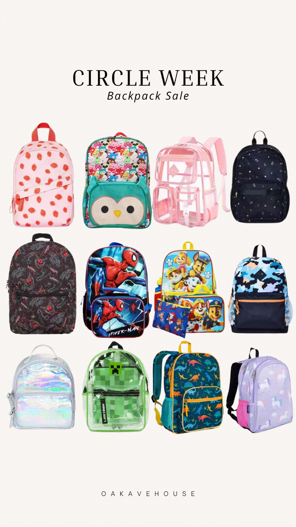 Circle week backpacks 30% off get ready for back to school! 

#LTKSummerSales #LTKSeasonal #LTKSaleAlert