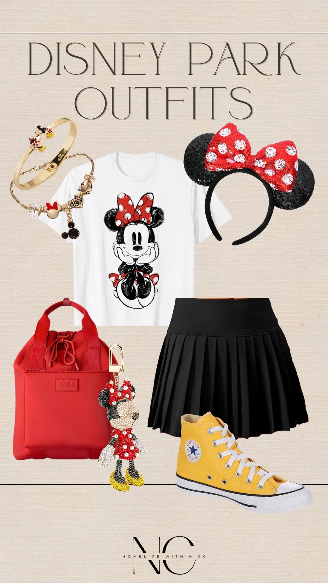 Dress like Minnie on your next Disney trip!! Here is some outfit inspo for your next Disney vacation! Styled with my favorite Dagne Dover bags! ❤️🥰🖤

#LTKgrwm #LTKmomlife #LTKTravel