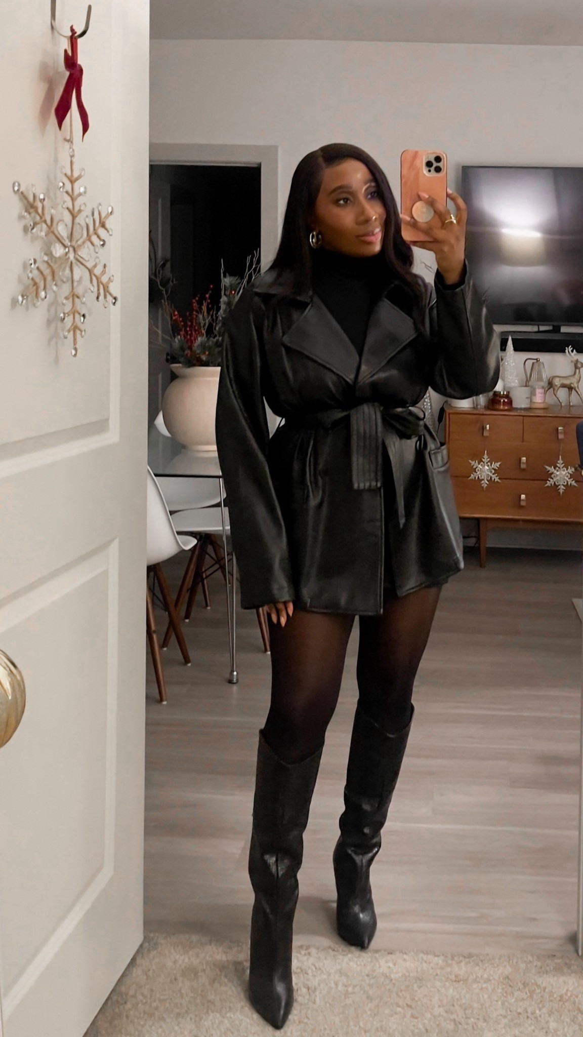 Shopping my closet! All of the clothing pieces are old, but I’ve linked similar items if you want to recreate this look. 🖤 

Winter outfits, style inspo, outfit inspo, holiday party 

#LTKGiftGuide #LTKHoliday #LTKootd