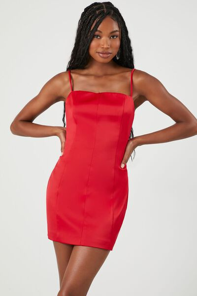 Satin Cami Bodycon Mini Dress | Forever 21 | Forever 21 (US)