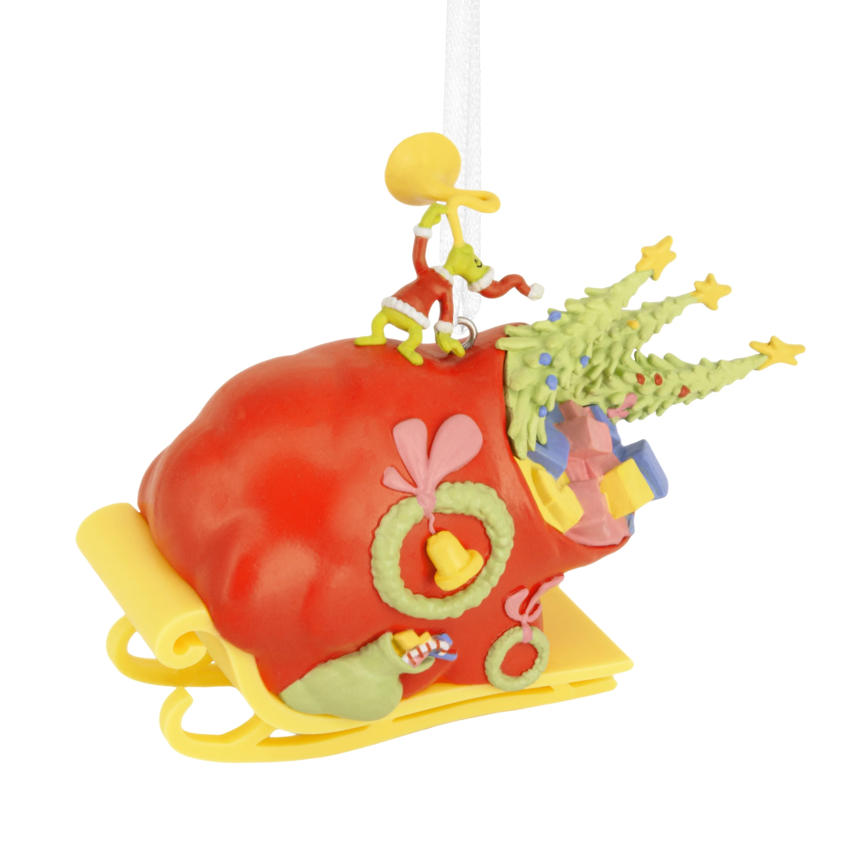 Hallmark Christmas Ornament (Dr. Seuss's How The Grinch Stole Christmas! Grinch on Sleigh), 1 Cou... | Walmart (US)