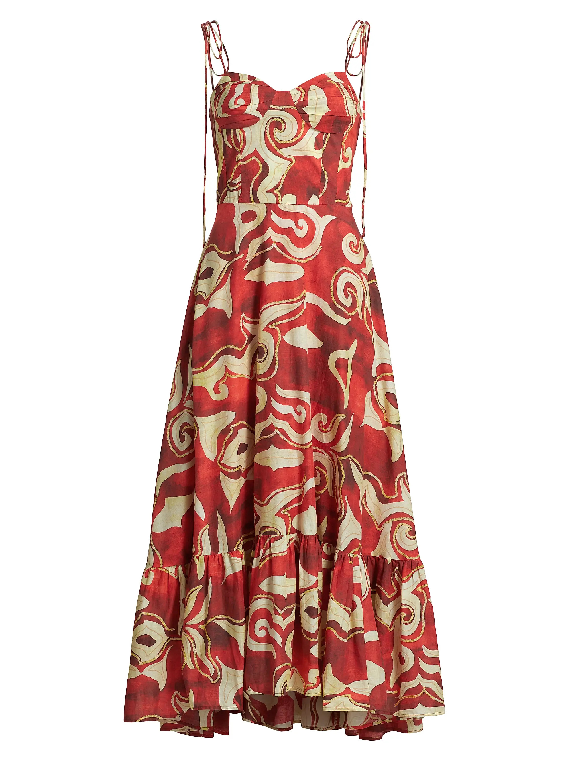 Alavarado Vivian Cotton Abstract Maxi Dress | Saks Fifth Avenue