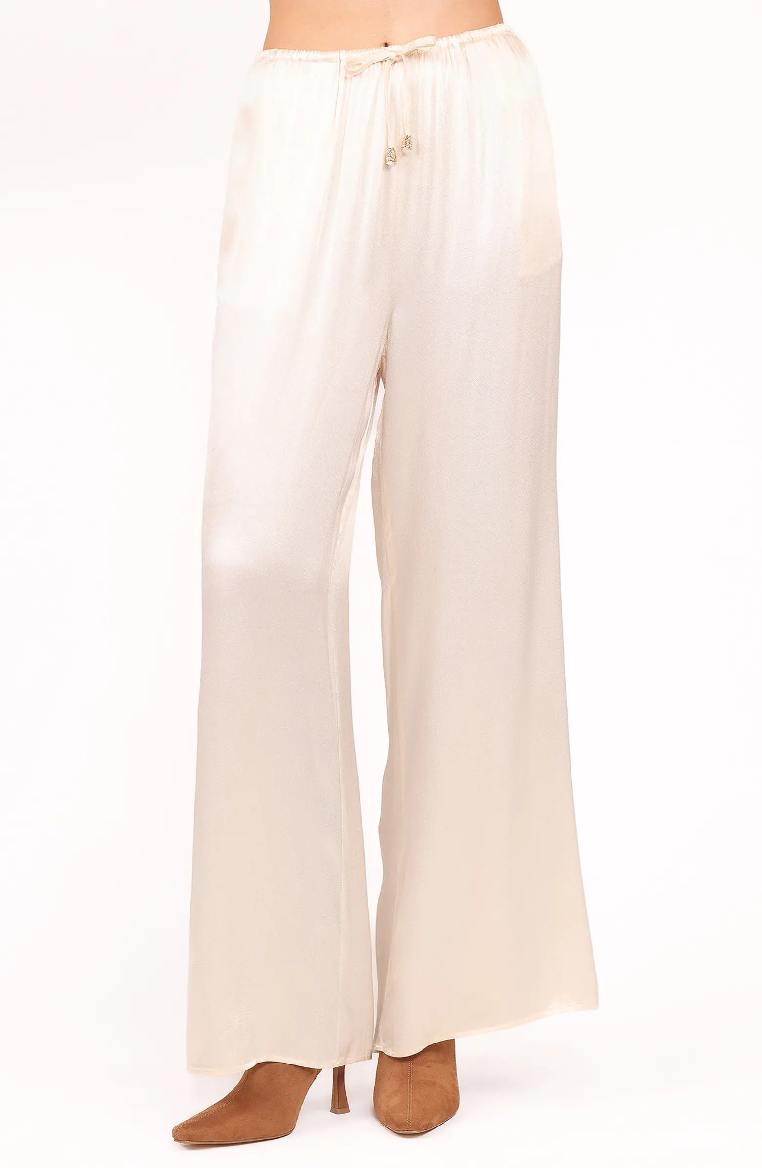 Valia Satin Wide Leg Pants | Nordstrom
