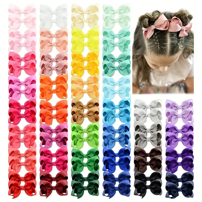 Random Color Bow Hair Clip Holiday Party Baby Girls Ponytail - Temu | Temu Affiliate Program