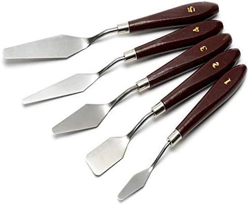 Amazon.com: CONDA Palette Knife Painting Stainless Steel Spatula Palette Knife Oil Paint Metal Kn... | Amazon (US)