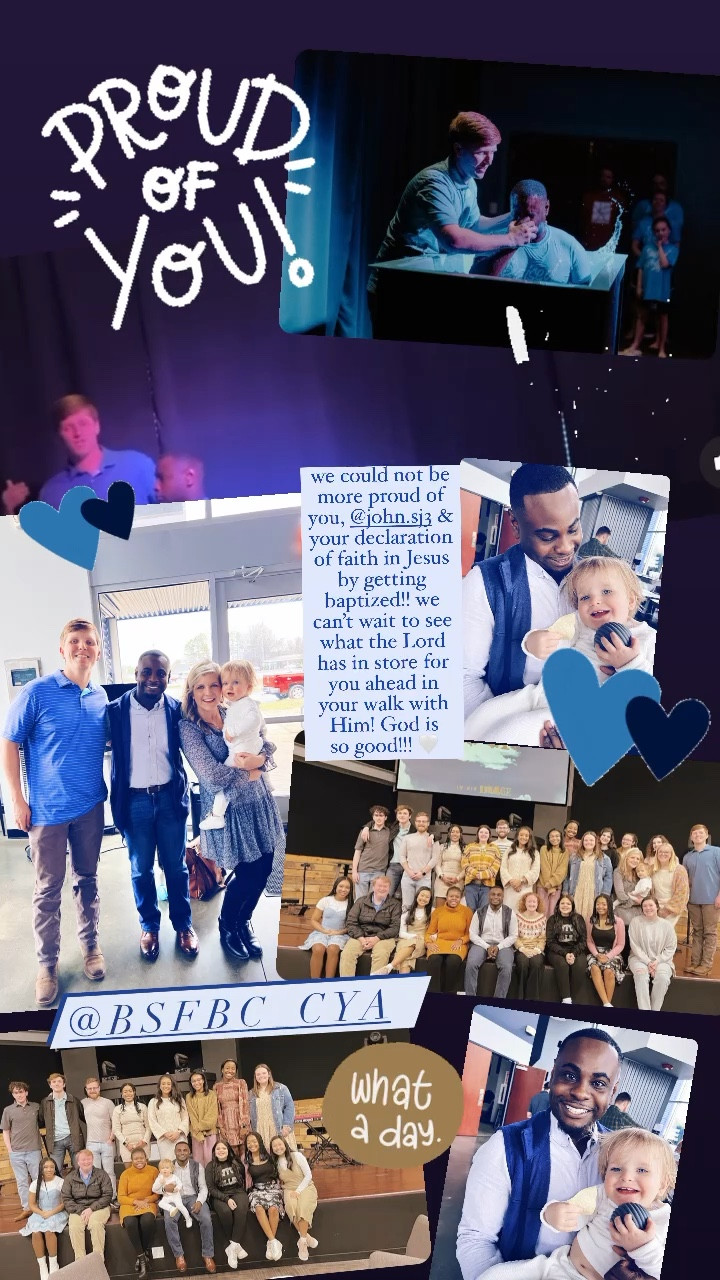 The sweetest day getting to see @wesmabry baptize John!!! God is so good!! 

#LTKfamily