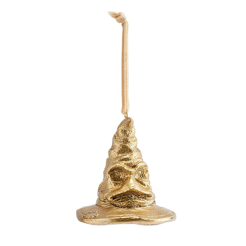 HARRY POTTER(TM) Antique Gold Ornament, Sorting Hat | Pottery Barn Teen