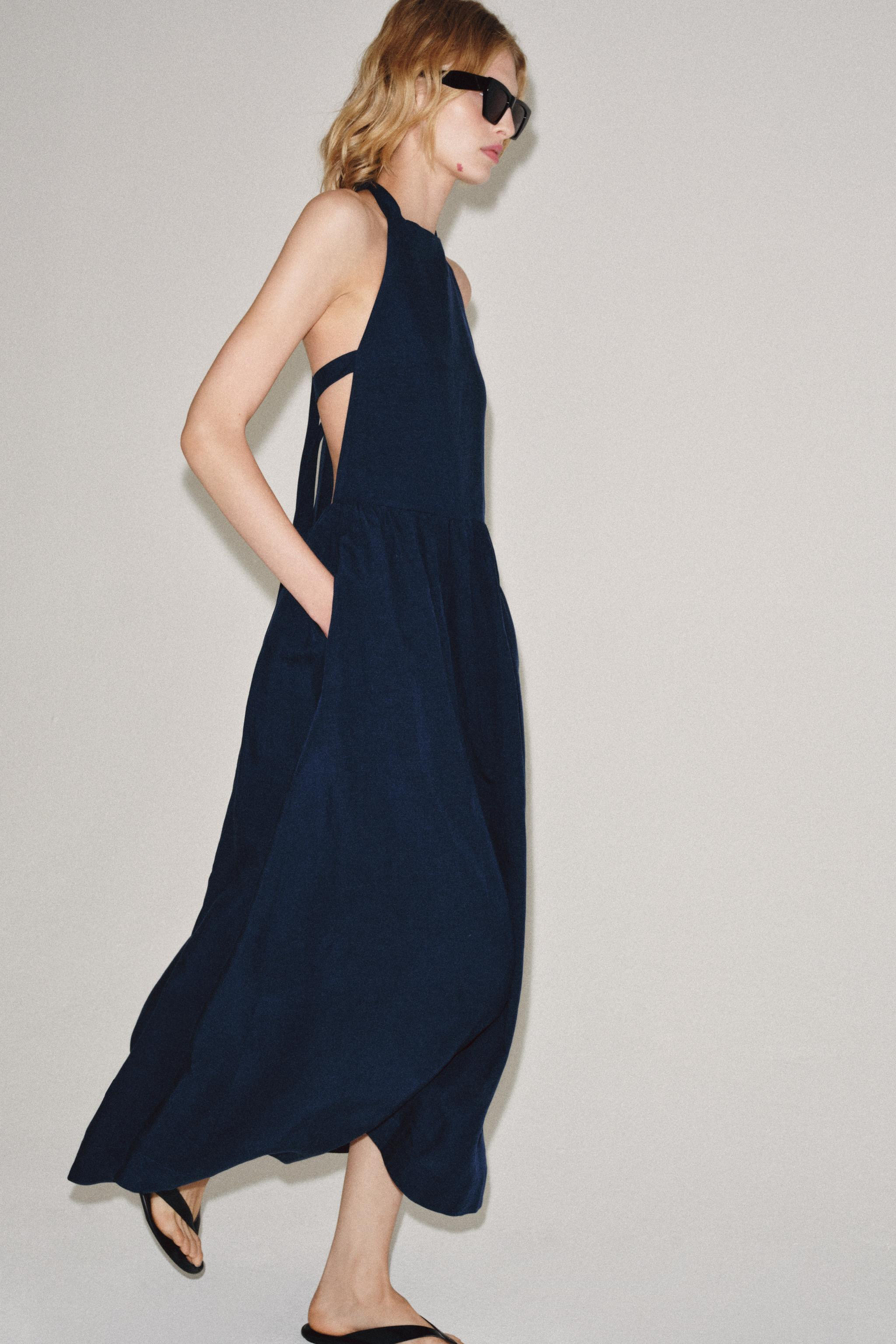 ZW COLLECTION HALTER NECK DRESS | Zara US