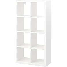 Ikea KALLAX shelving unit white (77x39x147 cm) 8 shelf | Amazon (US)
