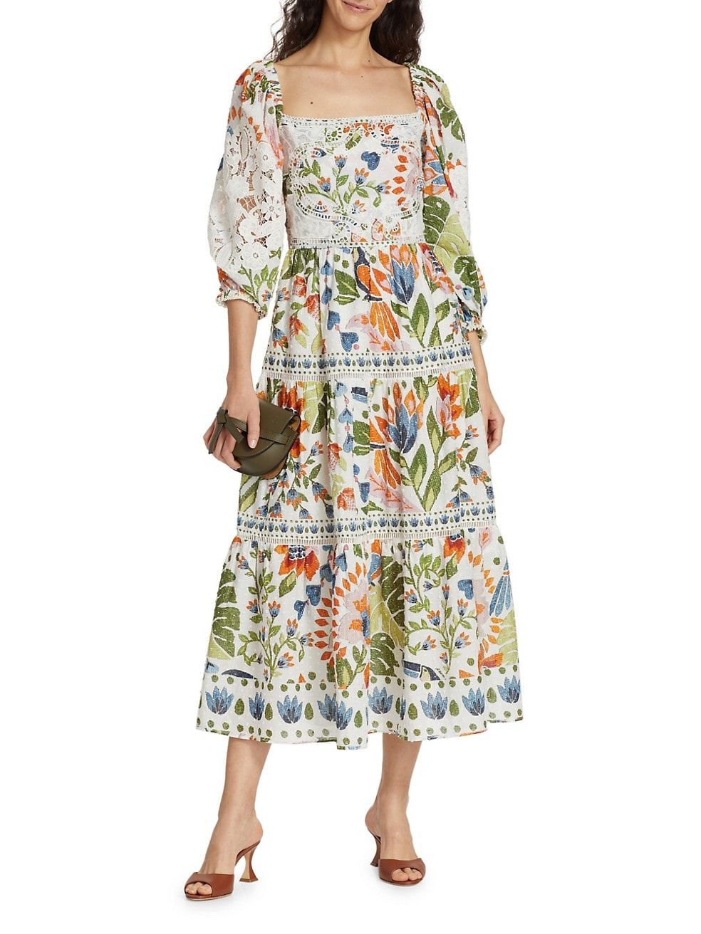 Summer Garden Midi-Dress | Saks Fifth Avenue