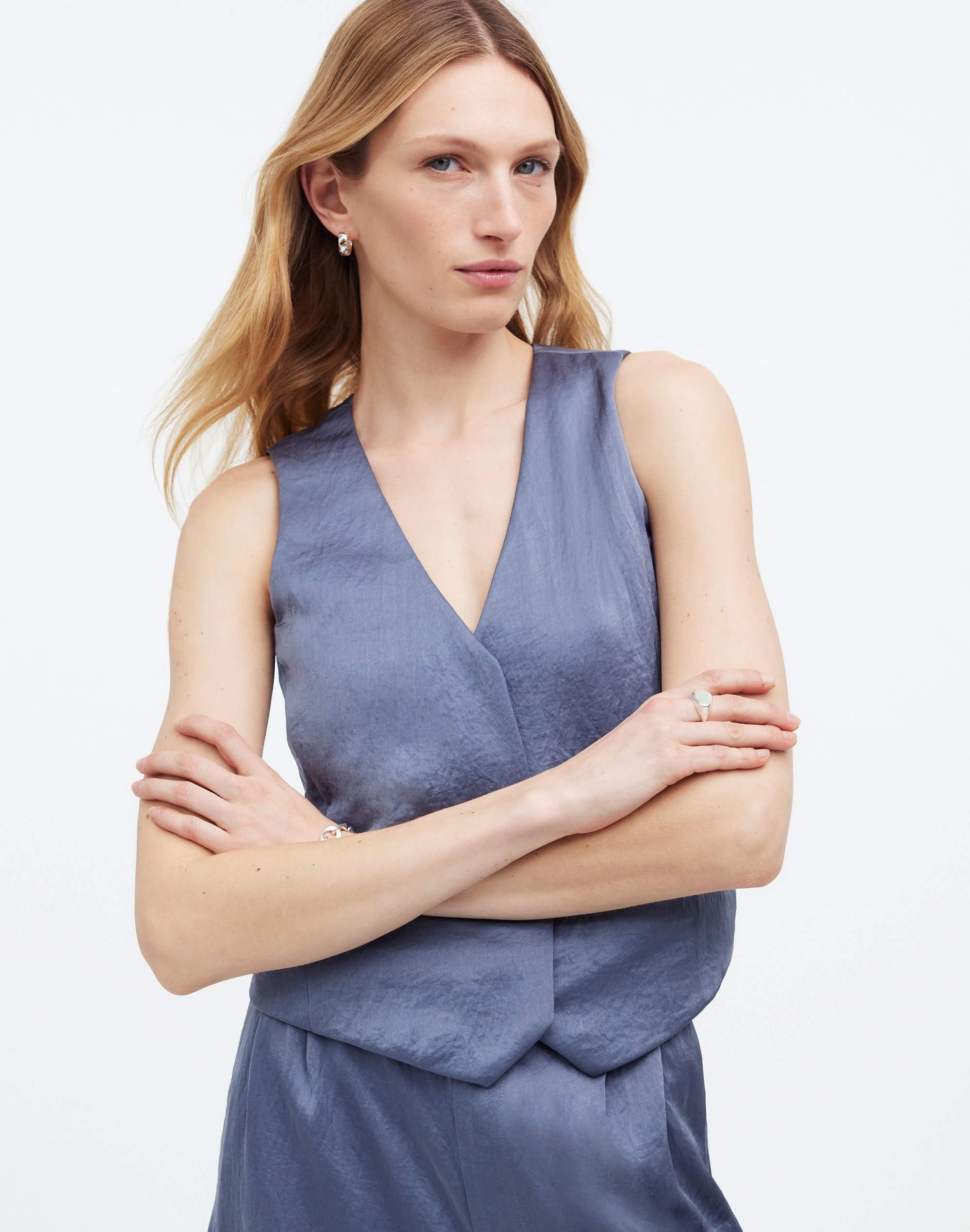 Button-Front Vest Top | Madewell | Madewell