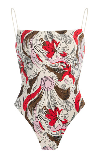 The Fine Strap One-Piece Swimsuit | Moda Operandi (Global)