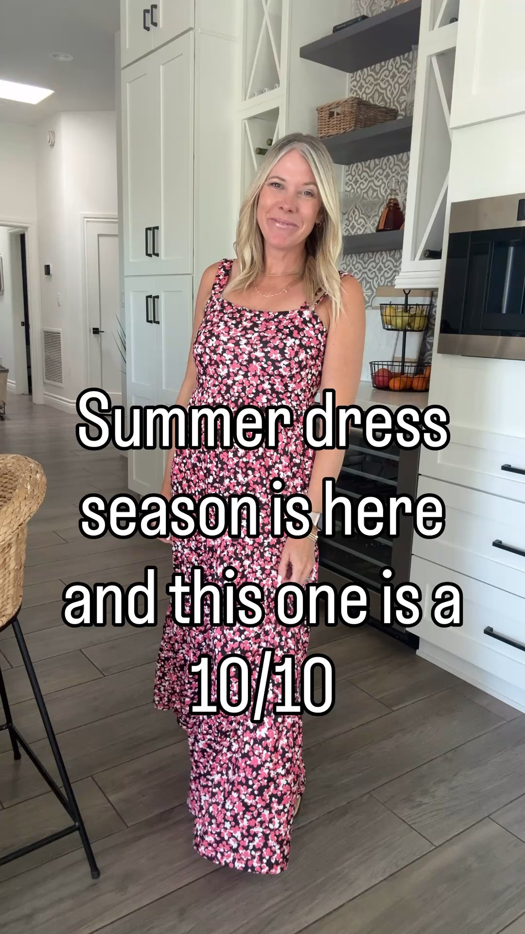 Size small dress and sandals run true to size

#LTKootd #LTKmomlife #LTKOver40